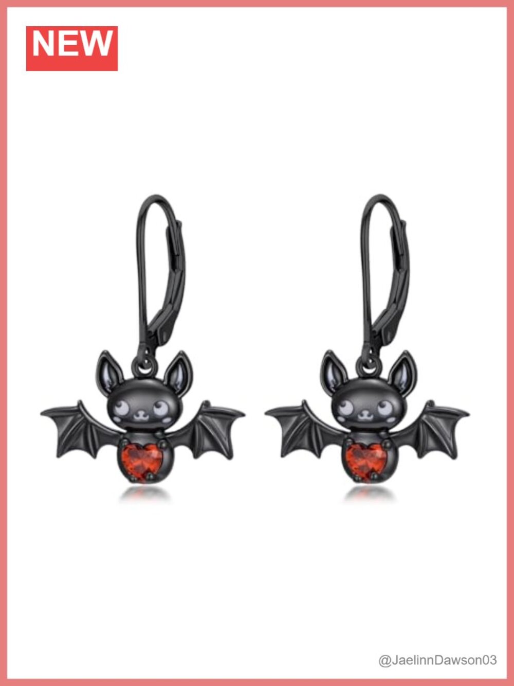 Witches Knot Dangle Leverback Earrings 925 Sterling Silver Halloween